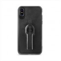 Puro Cover PC+TPU Magnet Strap per iPhone X con laccio rimovibile e placca metallica integrata Nero