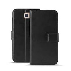 CUST SAMSUNG GALAXY J5 2017 BOOK NERO 5 3  Flip Oriz+3 VANI CARTA+1+STAND UP E CHIUSURA FLAP MAGNETICA