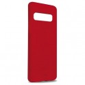Puro Cover in Silicone Liquido con interno in microfibra per S10 6 1 , Rosso