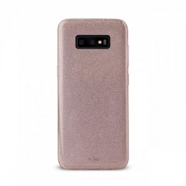Puro Cover PC+TPU Shine per Samsung Galaxy S10 6 1  Rose Gold