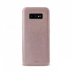 Puro Cover PC+TPU Shine per Samsung Galaxy S10 6 1  Rose Gold