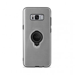 Puro Cover PC+TPU Magnet Ring per Samsung S8 con anello girevole 360°e placca metallica integrata