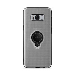 Puro Cover PC+TPU Magnet Ring per Samsung S8 con anello girevole 360°e placca metallica integrata