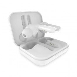 Puro Auricolare Stereo Bluetooth 5 0   TWINS PRO  In Ear True Wireless con base di ricarica Bianco