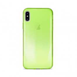 Puro Custodia TPU Ultra Slim  0 3 NUDE  per iPhone X / Xs 5 8  Verde