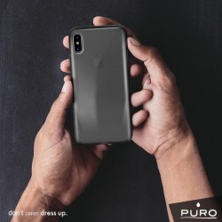 Puro Custodia TPU Ultra Slim  0 3 NUDE  per iPhone X / Xs 5 8  Trasparente