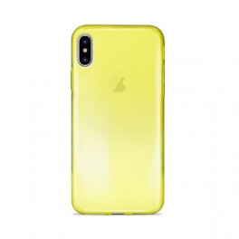 Puro Custodia TPU Ultra Slim  0 3 NUDE  per iPhone X / Xs 5 8  Giallo