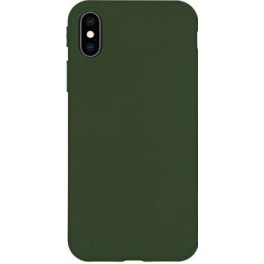 Puro Cover in Silicone Liquido con interno in microfibra per iPhone 11 Pro9 Dark Green