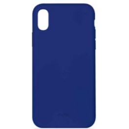 Puro Cover in Silicone Liquido con interno in microfibra per iPhone 11 Nero