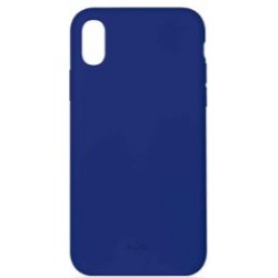 Puro Cover in Silicone Liquido con interno in microfibra per iPhone 11 Nero