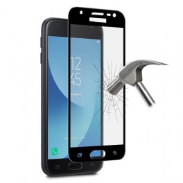 Puro Vetro Temperato Standard con Frame per Samsung Galaxy J3 2017 5  Nero