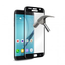 Puro Vetro Temperato Full Edge Premium per Galaxy S7 Edge 5 5  Nero