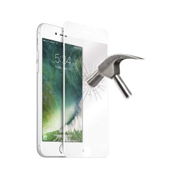 Puro Vetro Temperato Full Edge Premium per iPhone 6/6s/7/8 Bianco