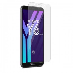 Puro Vetro Temperato, Total, per Huawei Y6 18, Y6 Prime 18, Honor 7A  con prot da bordo a bordo Tr