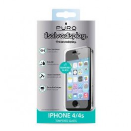 Puro Vetro Temperato per iPhone 4 / 4s 