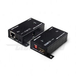 Extender HDMI punto punto con IR bidi Extender HDMI punto punto con IR bidirezionale   Singolo cavo Cat 5e/Cat 6   fino a 50m ma