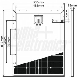 PANNELLO SOLARE MONOCRIST  60W 