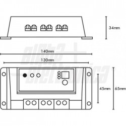 REGOLATORE DI CARICA  LIGHT SYS 10AMPERE 