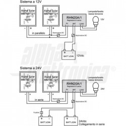 REG CARICA 20A 12/24V NIGHT LIGHT SYST 