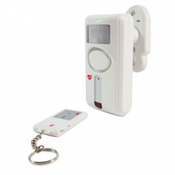 ALLARME MOVIMENTO ALLARME CON RILEVATORE MOVIMENTO e SIRENA INTEGRATA con attivazione con TELECOMANDO