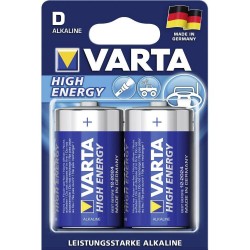 BATTERIA  VARTA PILA D HIGH ENERGY BLU BLISTER 2PZ