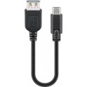 Cavo da USB C™ a presa USB tipo A, nero