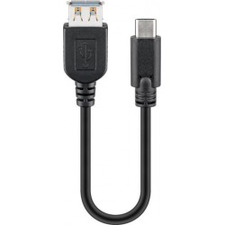 Cavo da USB C™ a presa USB tipo A, nero