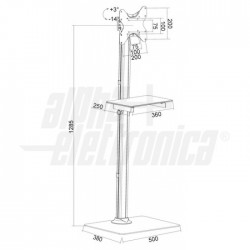 SUPPORTO  TV LED DA PAVIMENTO FISSO Supporto TV/Monitor da pavimento   23  42 