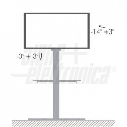 SUPPORTO  TV LED DA PAVIMENTO FISSO Supporto TV/Monitor da pavimento   23  42 
