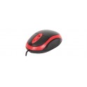 MOUSE OTTICO USB NERO/ROSSO 