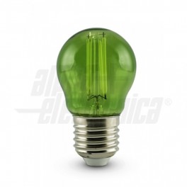 Lamp led filamento bulbo 4 5W E27 verde 