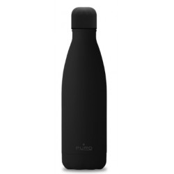 Puro Bottle  ICON  double wall soft touch treatment stainless steel 500ml Black
