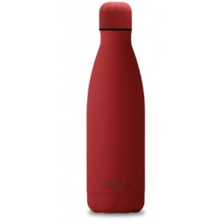Puro Bottle  ICON  double wall soft touch treatment stainless steel 500ml Red