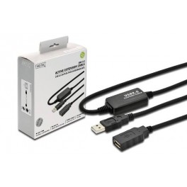 ESTENSORE DI LINEA USB 2 0 MA/FEMM 10 MT ESTENSORE DI LINEA USB 2 0 MASCHIO/FEMMINA CON CAVO DA MT  10