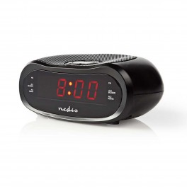 RADIOSVEGLIA Digital Alarm Clock Radio Radiosveglia digitale | LED da 0,6  | FM | 20 stazioni preimpostate | Posponi