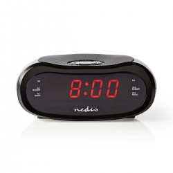 RADIOSVEGLIA Digital Alarm Clock Radio Radiosveglia digitale | LED da 0,6  | FM | 20 stazioni preimpostate | Posponi