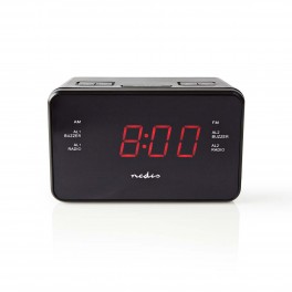RADIOSVEGLIA Digital Alarm Clock Radio Radiosveglia digitale | LED da 0,9  | FM | 20 stazioni preimpostate | Posponi