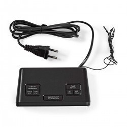 RADIOSVEGLIA Digital Alarm Clock Radio Radiosveglia digitale | LED da 0,9  | FM | 20 stazioni preimpostate | Posponi