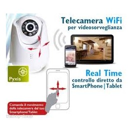 TELEC WI FI DIPRO PYXIS REMOTE PTZ COLORE BIANCO