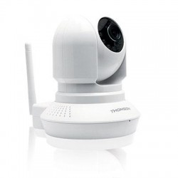 CAMERA DOME IP WIFI MOTORIZZATA THOMSON VISIONE NOTTURNA E RILEVAZIONE MOVIMENTO  AVIDSEN 
