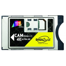CAM  TIVUSAT HD  4K CAM 4K ULTRA HD PER LA VISIONE DEI CANALI CODIFICATI TIVUSAT COMPLETA DI SMART CARD