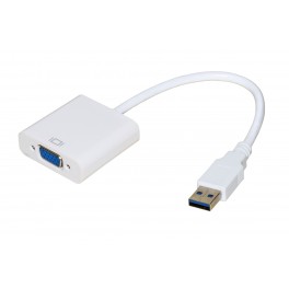 ADATTATORE USB 3 0 MASCHIO A VGA FEMMINA 