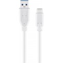 Cavo da USB C™ a USB 3 0 0,20cm bianco