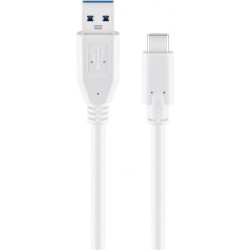 Cavo da USB C™ a USB 3 0 0,20cm bianco