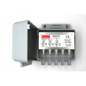 AMPLIFICATORE DA PALO B III U U  3 ingr V U U  guadagno reg  20/30 dB livello uscita  108/114 dBµV  REg  guadagno  0   15 dB