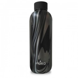Puro Bottiglia in acciaio doppio strato  Optic   Fluid  con trattamento opaco 500ml