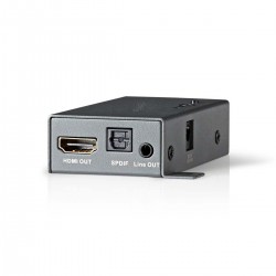 Estrattore audio HDMI™ | Digitale ANAL Estrattore audio HDMI™ | Digitale e stereo   1x ingresso HDMI™ | 1x uscita HDMI™ + Toslin