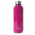 Puro Bottiglia in acciaio doppio strato con trattamento lucido 500ml Fucsia