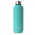 Puro Bottiglia in acciaio doppio strato con trattamento lucido 500ml Azzurro
