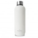Puro Bottiglia in acciaio doppio strato con trattamento lucido 500ml Bianco